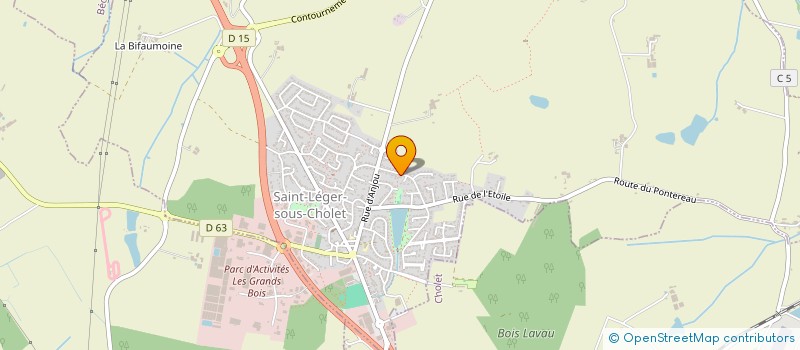 localisation de l'entreprise M2C  INGRANDES-LE-FRESNE-SUR-LOIRE