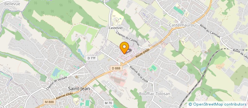 localisation de l'entreprise M2C à ROUFFIAC-TOLOSAN