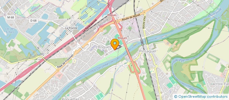 localisation de l'entreprise M2C  ROQUES