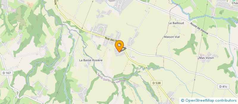 localisation de l'entreprise M2C  ESTRABLIN