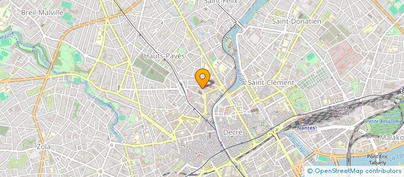 localisation de l'entreprise M2C à NANTES