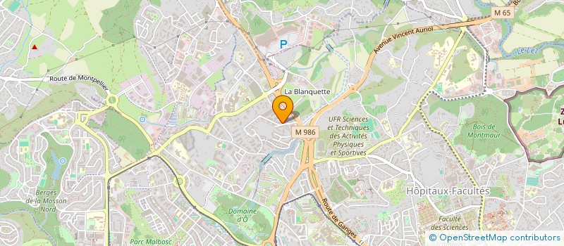 localisation de l'entreprise M2C AUTO à MONTPELLIER