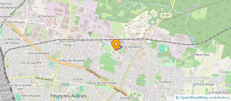 localisation de l'entreprise M2C BOIS à FLEURY-LES-AUBRAIS