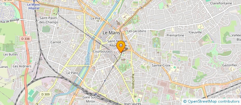 localisation de l'entreprise M2C IMMO à LE MANS