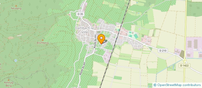 localisation de l'entreprise M2C INVEST  DAMBACH-LA-VILLE