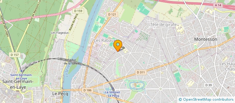 localisation de l'entreprise M2C LEGACY  LE VESINET