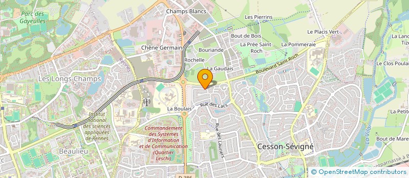 localisation de l'entreprise M2C LOGISTIQUE  CESSON-SEVIGNE