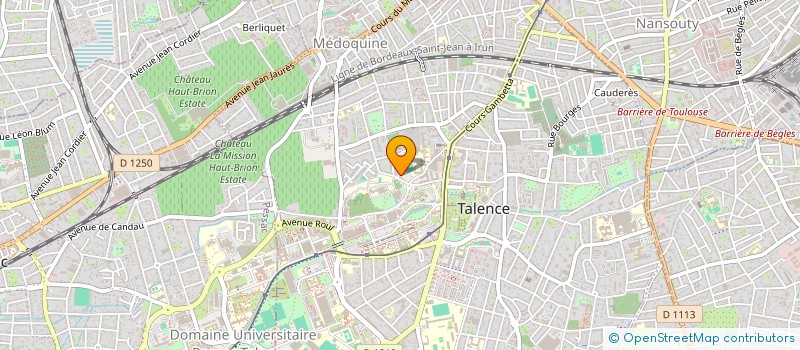 localisation de l'entreprise M2C MOBILITE à TALENCE