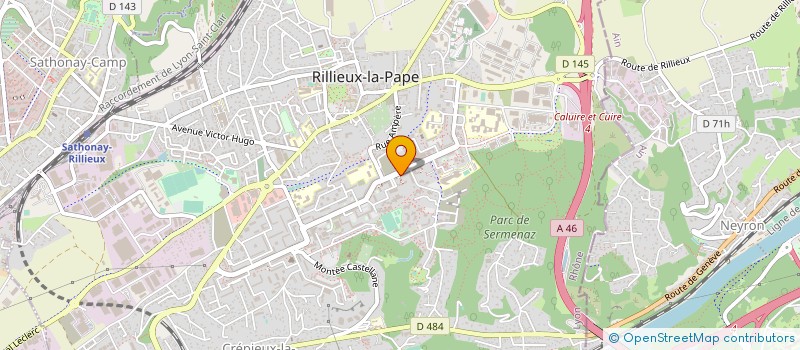 localisation de l'entreprise M2C RILLIEUX à RILLIEUX-LA-PAPE