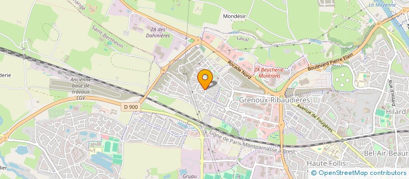 localisation de l'entreprise M2C STRUCTURES à LAVAL