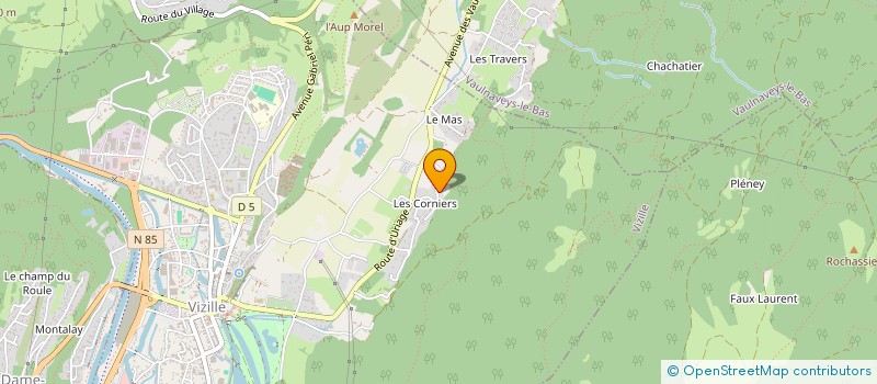 localisation de l'entreprise M2C2 à VIZILLE