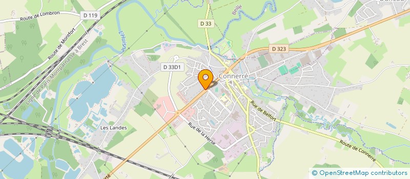 localisation de l'entreprise M2CA  CONNERRE