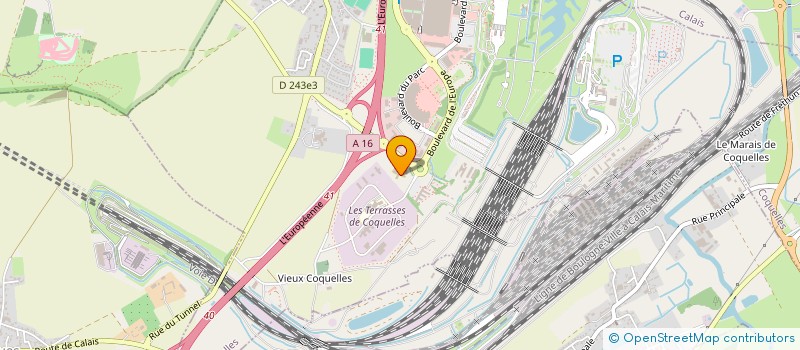 localisation de l'entreprise M2CARE  COQUELLES