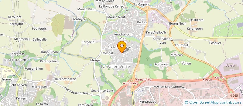 localisation de l'entreprise M2CARRE à GOUESNOU