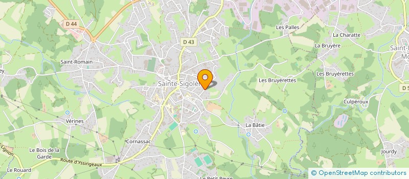 localisation de l'entreprise M2CBH  SAINTE-SIGOLENE