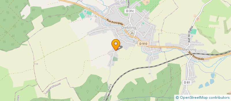 localisation de l'entreprise M2CH  DIEBLING