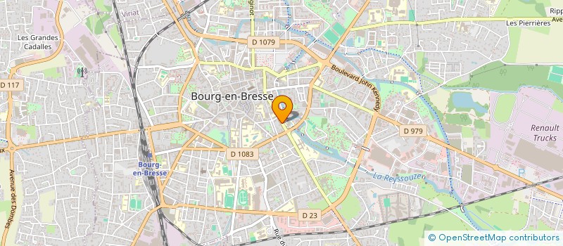 localisation de l'entreprise M2CI à BOURG-EN-BRESSE