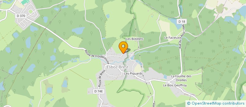 localisation de l'entreprise M2CI  ESBOZ-BREST