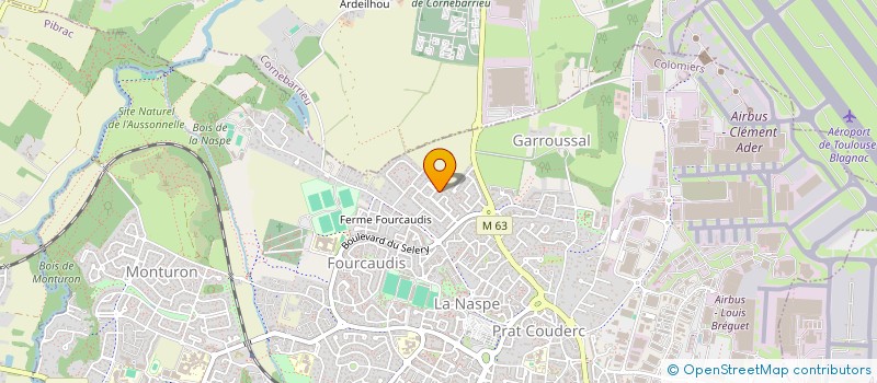 localisation de l'entreprise M2CS INGENIERIE  COLOMIERS