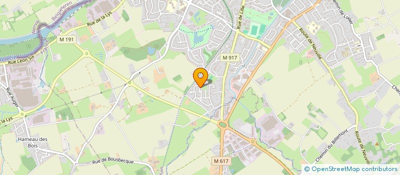 localisation de l'entreprise M2CT à HALLUIN