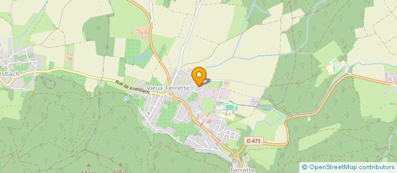 localisation de l'entreprise M2CV&MA  VIEUX-FERRETTE