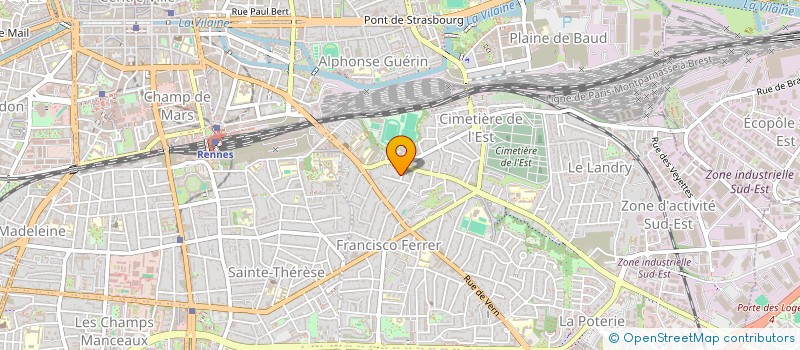 localisation de l'entreprise M2D  RENNES