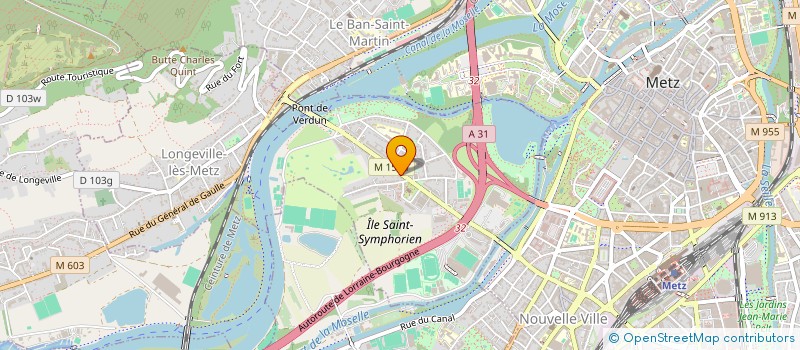 localisation de l'entreprise M2D  LONGEVILLE-LES-METZ