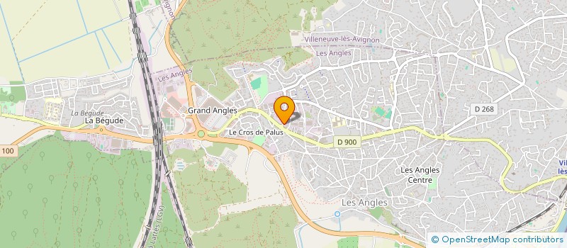 localisation de l'entreprise M2D  LES ANGLES