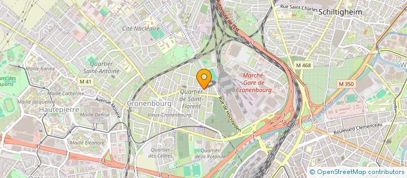 localisation de l'entreprise M2D  STRASBOURG