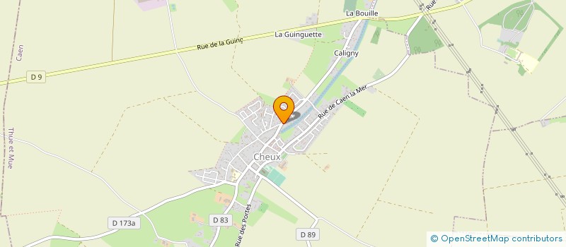localisation de l'entreprise M2D BAT à THUE ET MUE