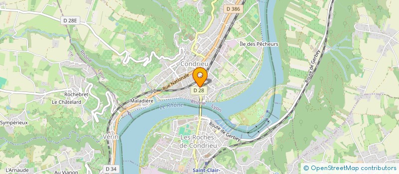 localisation de l'entreprise M2DECOR  CONDRIEU