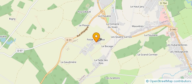 localisation de l'entreprise M2E  LOCHES