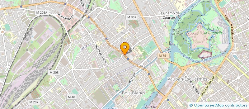 localisation de l'entreprise M2E à LAMBERSART