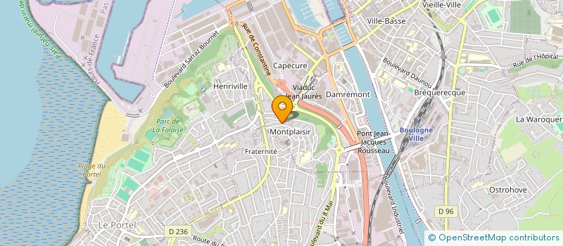 localisation de l'entreprise M2E  BOULOGNE-SUR-MER