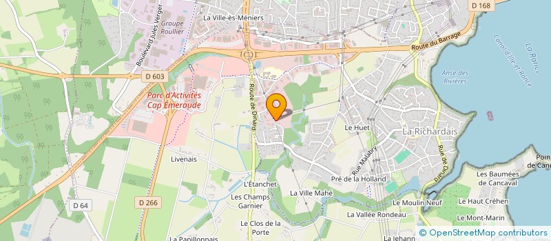 localisation de l'entreprise M2E  LA RICHARDAIS