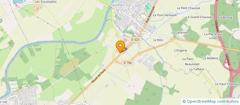 localisation de l'entreprise M2E  CORZE