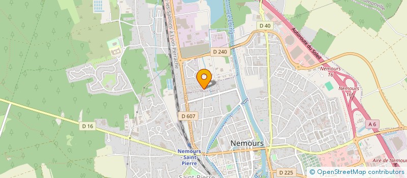 localisation de l'entreprise M2E CARS  SAINT-PIERRE-LES-NEMOURS