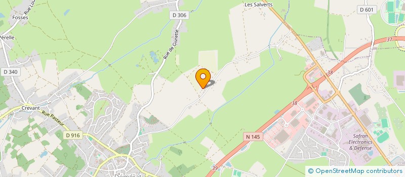 localisation de l'entreprise M2E SARL à DOMERAT