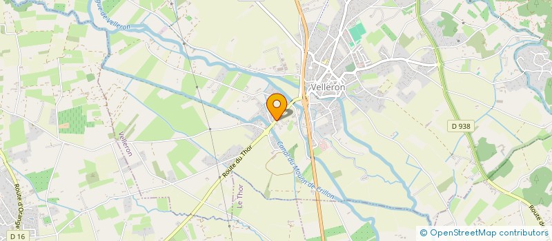 localisation de l'entreprise M2EC BRISSON SCI  VELLERON