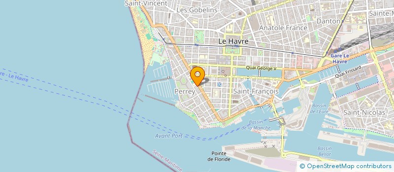 localisation de l'entreprise M2F  LE HAVRE