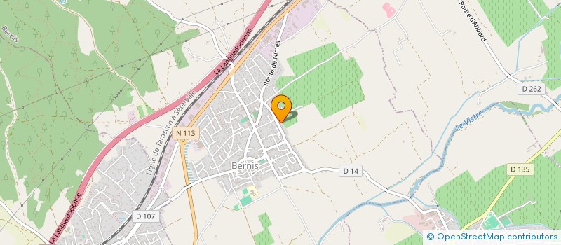 localisation de l'entreprise M2F  BERNIS