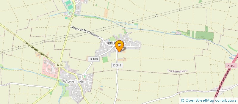 localisation de l'entreprise M2F à TRUCHTERSHEIM