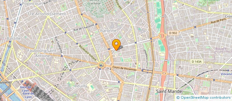 localisation de l'entreprise M2F CONSTRUCTION  PARIS