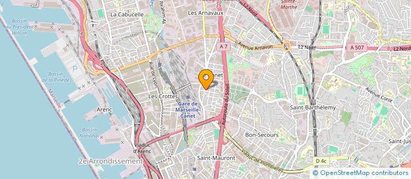 localisation de l'entreprise M2F HEALTH CARE à MARSEILLE