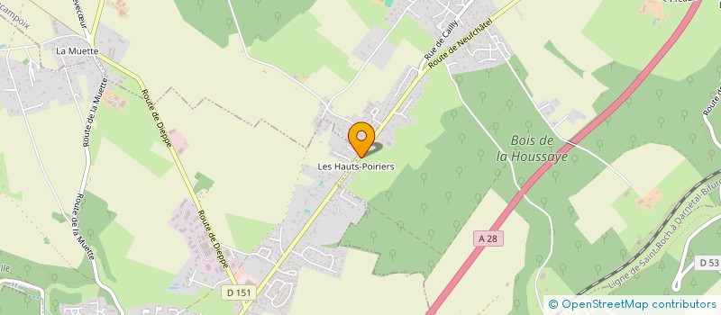 localisation de l'entreprise M2F INVEST  QUINCAMPOIX