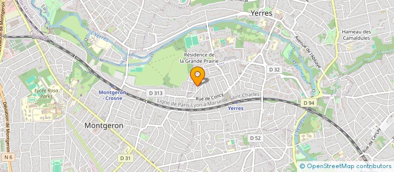 localisation de l'entreprise M2FS  YERRES