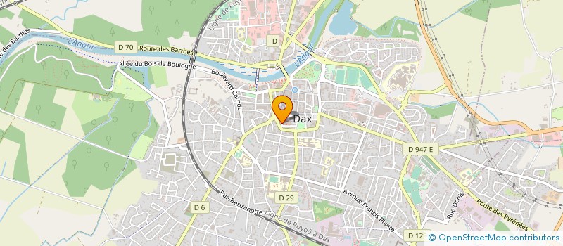 localisation de l'entreprise M2G CUISINES ET AGENCEMENTS à DAX