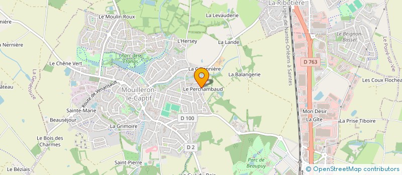 localisation de l'entreprise M2G MACONNERIE 85  MOUILLERON-LE-CAPTIF