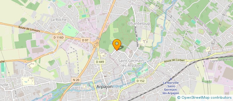 localisation de l'entreprise M2G RENOV à MORANGIS