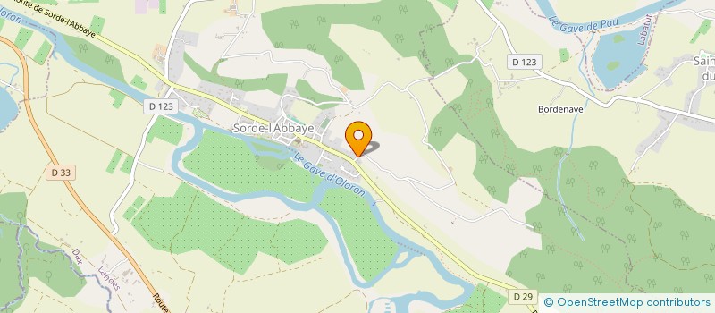 localisation de l'entreprise M2G2  SORDE-L'ABBAYE